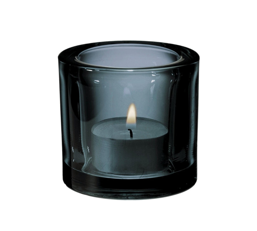 Kivi fyrfadsstage, grå - H6 cm